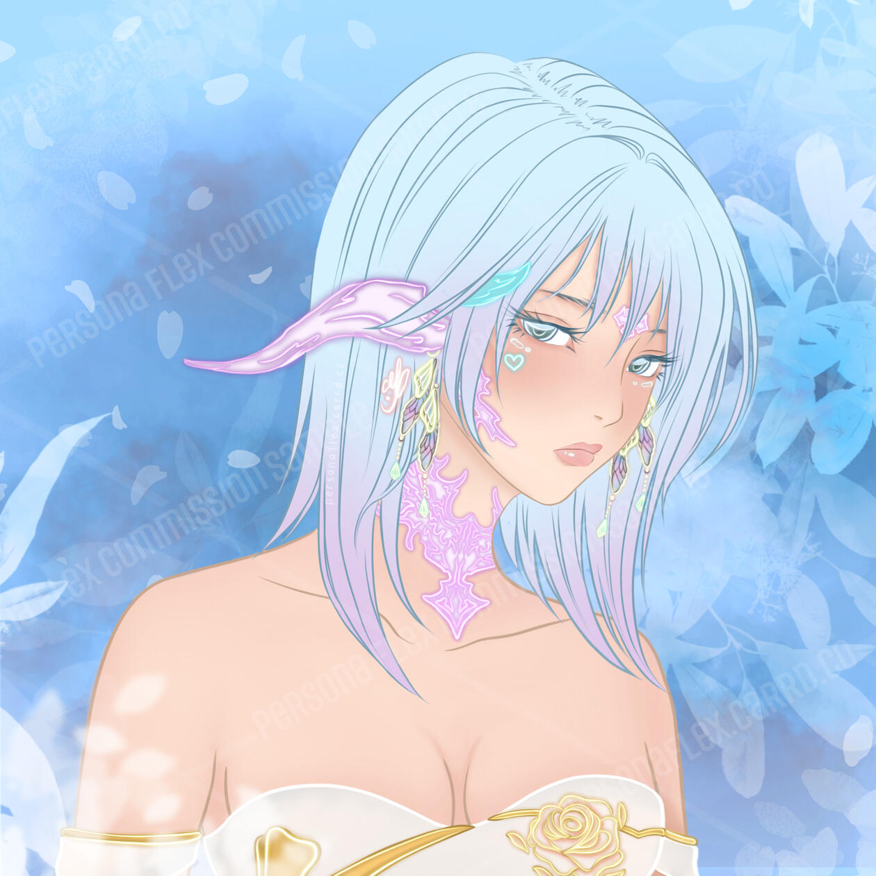 Aura (Portrait, Simple Background)