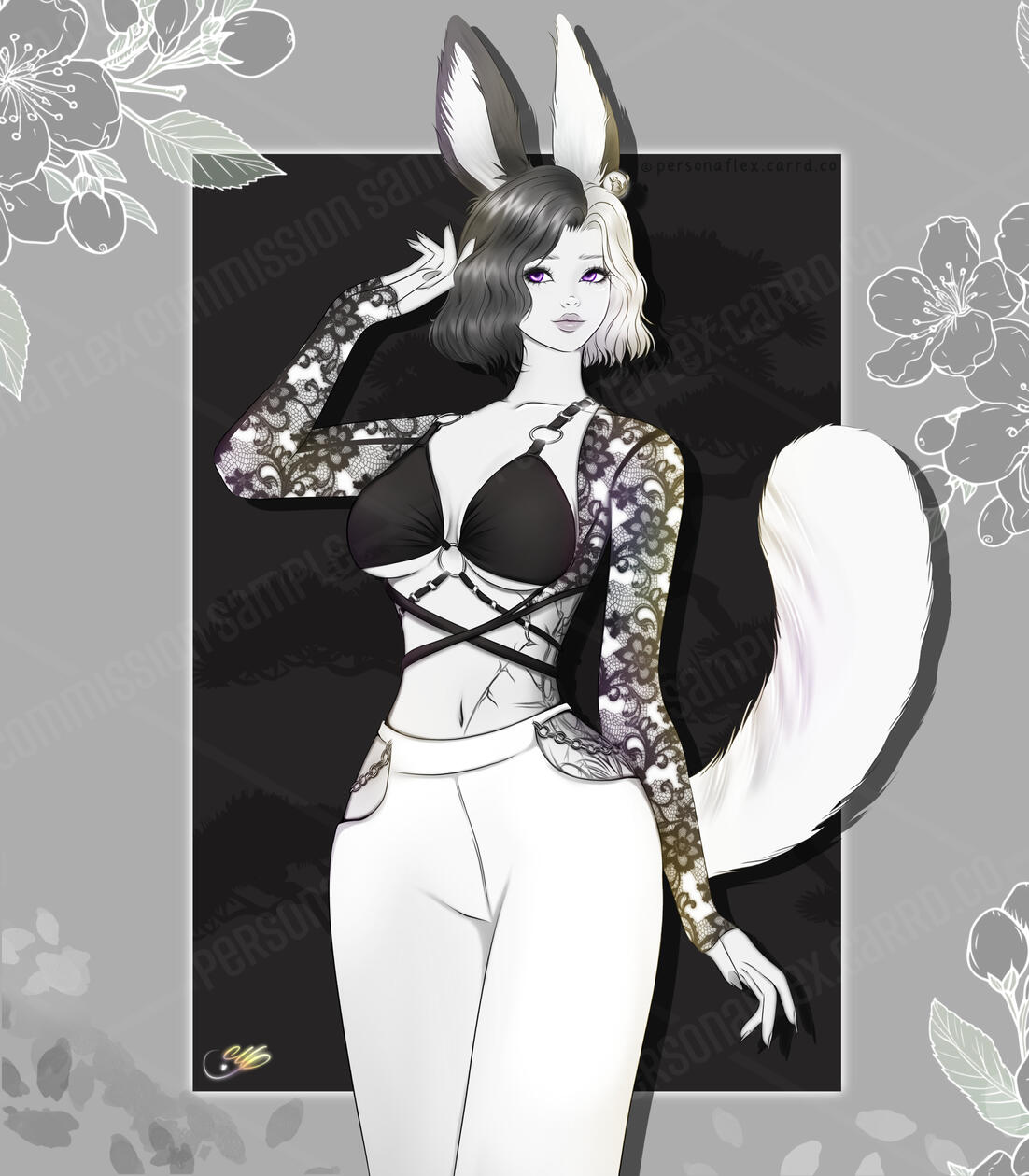 Naru (Half Body, Simple Background [B&amp;W])