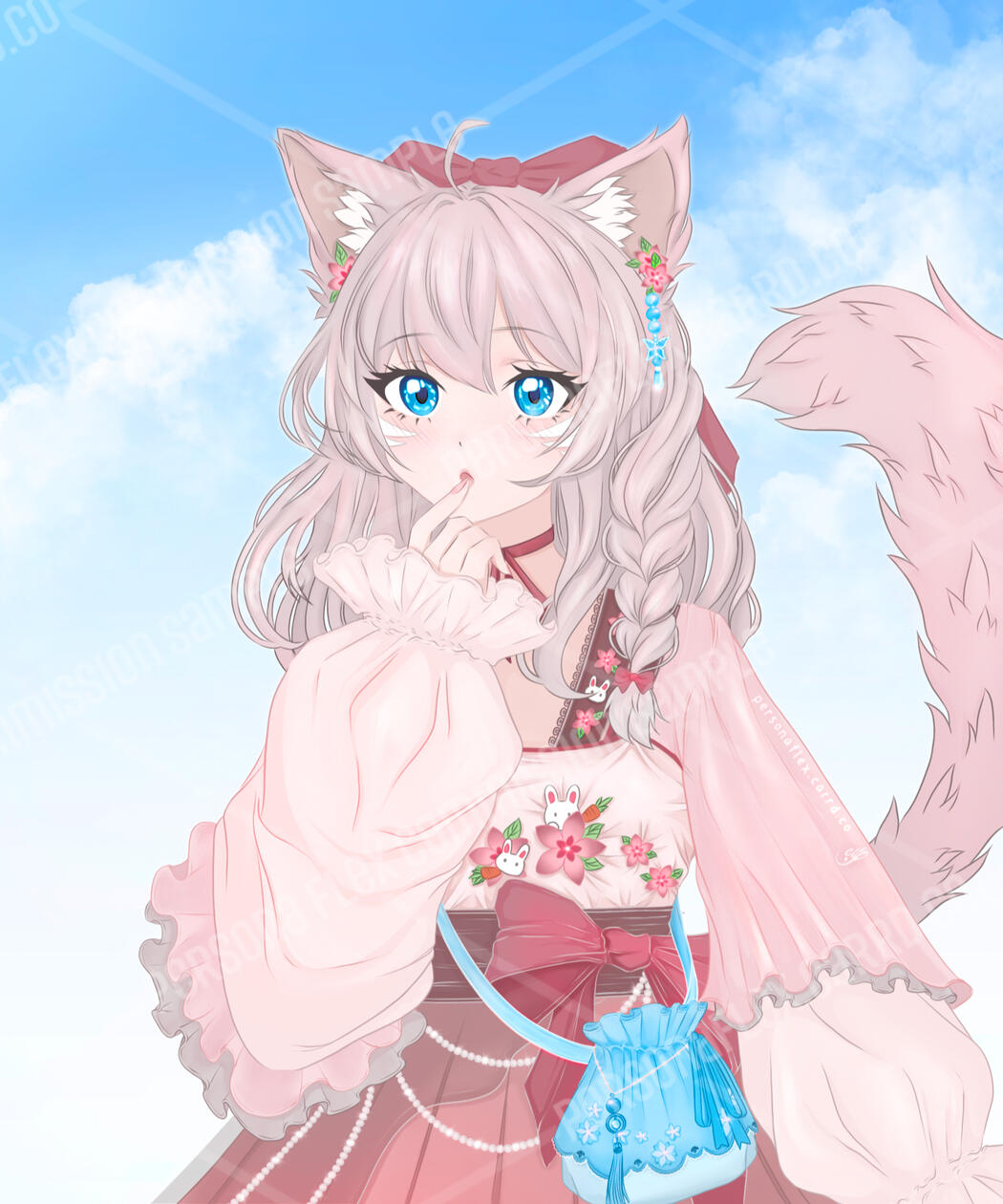 Dongsaeng (Waist Up, Simple Background)