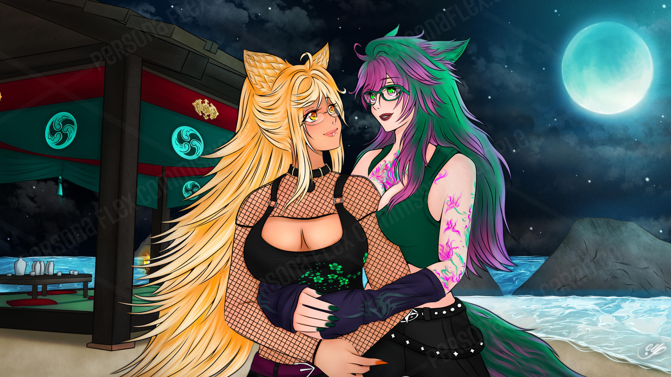 Gyl (Full Body, +1 Character, +Detailed Desktop Background+Sizing [4k])