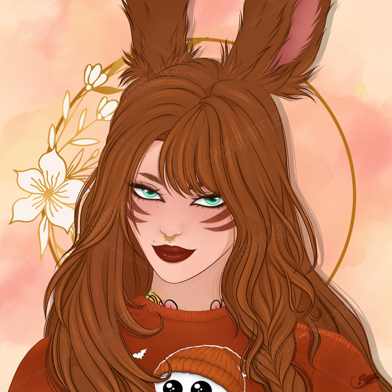 Zali (Portrait, Simple Background)