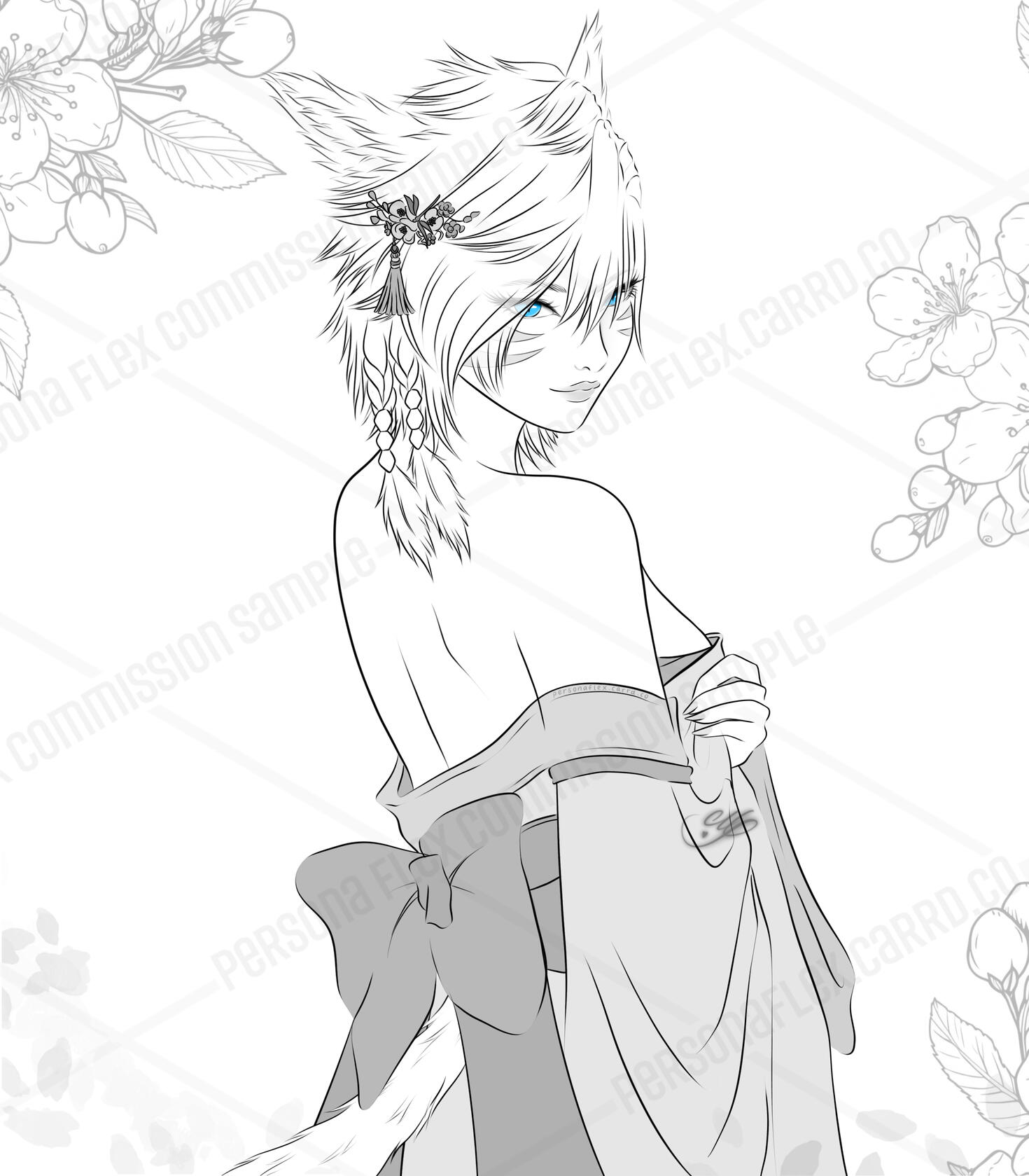 Naru (Waist Up Commission)